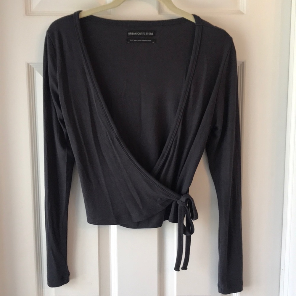 Urban Outfitters Wrap Long Sleeve Shirt